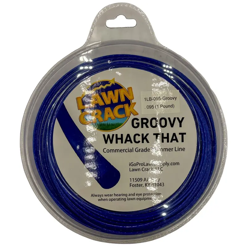 .095 Groovy Commercial Trimmer Line – 1 Lb Spool For Detail Work & Tight Spaces 1
