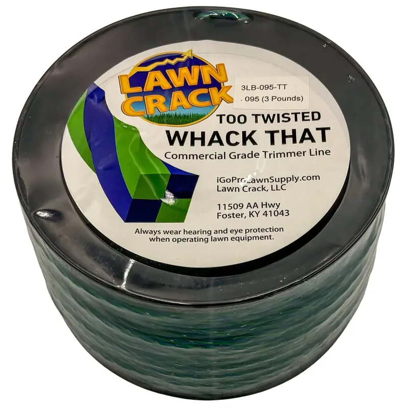 .095 Too Twisted Commercial Trimmer Line – 3 Lb Spool For Heavy-Duty Lawn Care 1