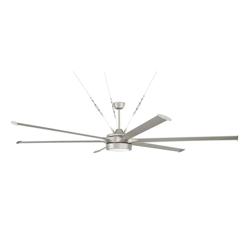 102-Inch Painted Nickel Prost Ceiling Fan With Matching Blades 1
