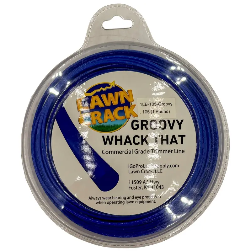 .105 Groovy Commercial Trimmer Line – 1 Lb Spool For Precision Edging & Trimming 1