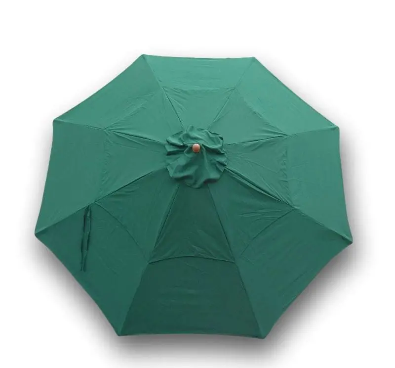 11-Foot Hunter Green Double-Vented Replacement Canopy For 8-Rib Market-Style Patio Umbrella 1