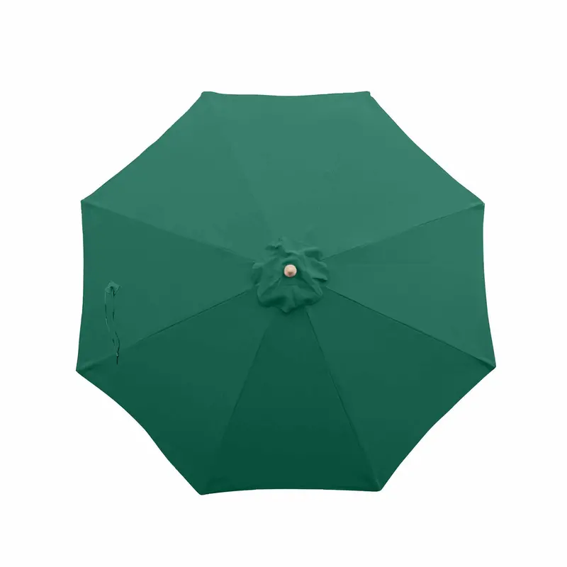 11-Foot Hunter Green Replacement Canopy For 8-Rib Market-Style Patio Umbrellas 1