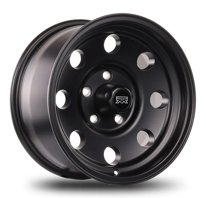 16X8 Mudder Trucker Mt614 Diesel Satin Black Alloy Rim – 5X127 / 5X5 Bolt Pattern, Zero Offset 1