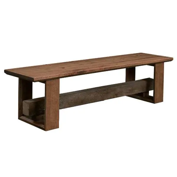 1869 Industrial-Chic Trestle Bench 1