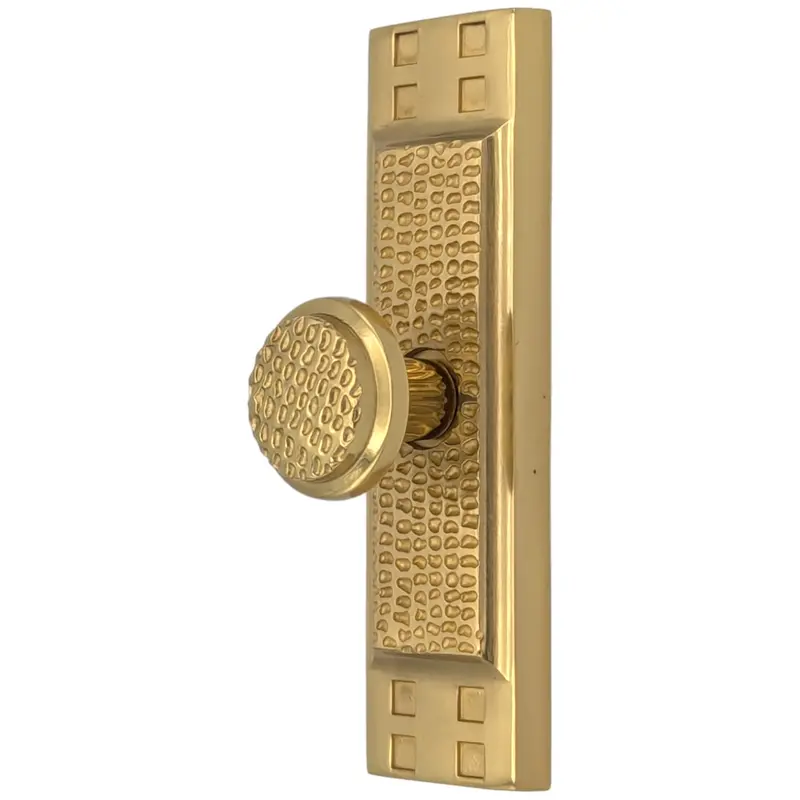 3.5-Inch Arts & Crafts Cabinet Knob – 3-Inch Center-To-Center, Solid Brass 1