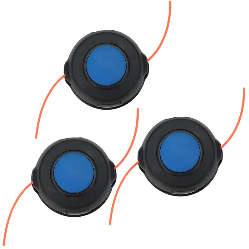 3-Pack T25 Tap-And-Bump Feed Trimmer Head For Husqvarna 125L, 128Cd, 128L, 128Ld, 128Ldx, 223L, 324L, 325C (Replaces 966674401, M10×1.25 Lh) 1