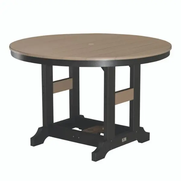 48-Inch Round All-Weather Poly Dining Table 1