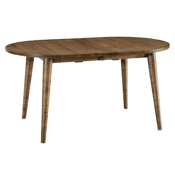 Amish Pacific Solid Hardwood Dining Table With Trestle Base 1