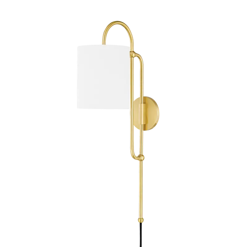 Caroline Plug-In Wall Sconce 1