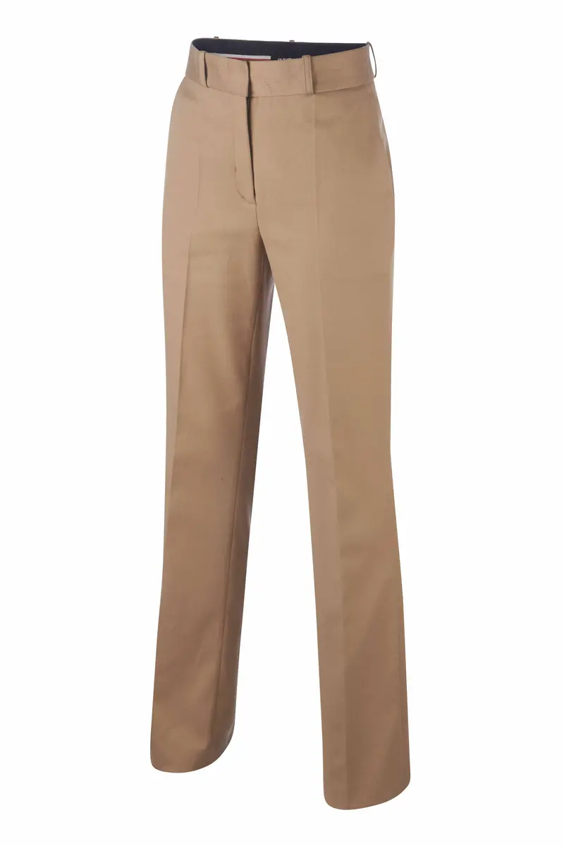 Claire Camel-Hue Tailored Trousers 1