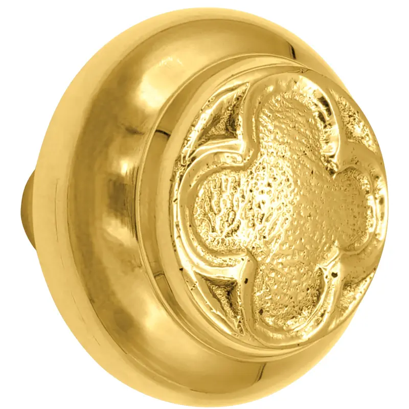 Clover-Design Solid Brass Spare Door Knob Set – Finish Options Included 1