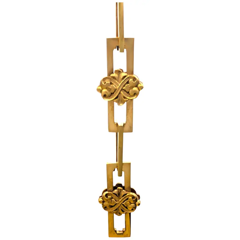 Handcrafted Heavy Solid Brass Chain – Decorative & Functional 1