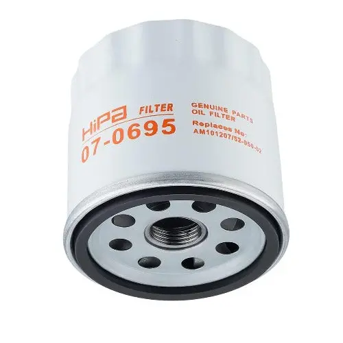 Hipa Oil Filter (07-0695) For Briggs & Stratton, Kohler (Ch11–Ch15, Cv11–Cv22), Toro & Other Small Engines (Replaces 52-050-02-S, 25-050-34-S, 52-050-02-S1) 1