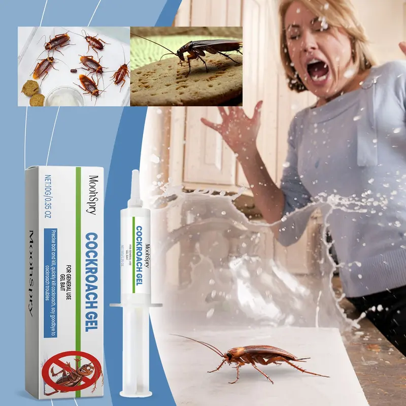 Living Room–Optimized Cockroach Bait Gel For Low-Visibility Application 1