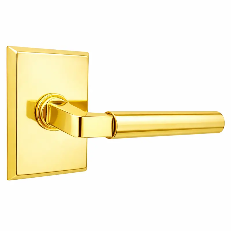 Magnifique® Rectangular Door Set – Contemporary Smooth Lever, Finish Selection 1