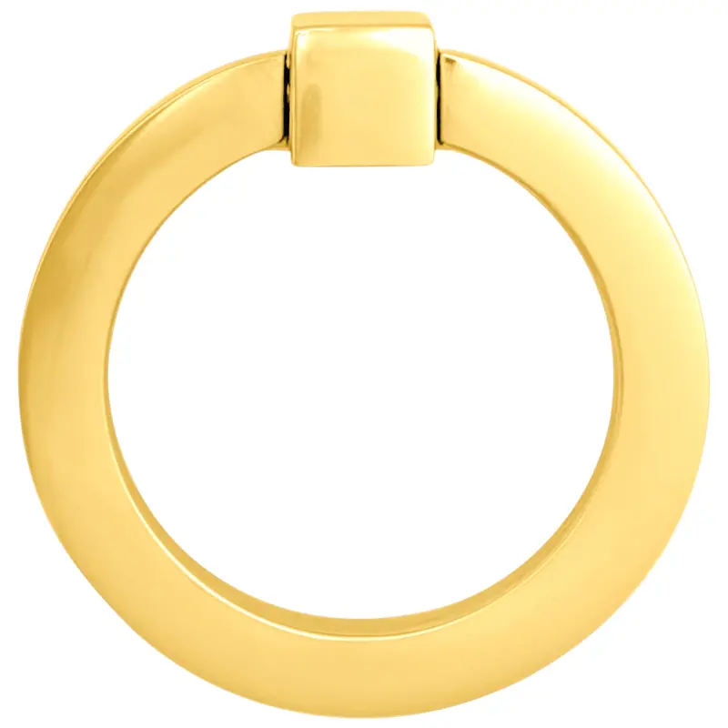 Oversized Mission Drawer Ring Pull – 3 Inch, Solid Brass, Multiple Finishes 1