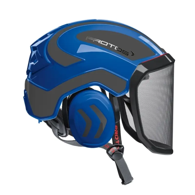 Pfanner Protos 40214So Safety Helmet – Blue/Grey, Ventilated & Lightweight 1