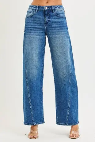Pg21259 Dark Wash Slim-Fit Jeans 1