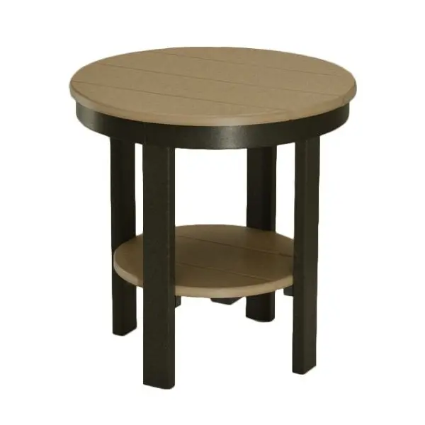 Round End-Shape Extendable Dining Table For Small Spaces 1
