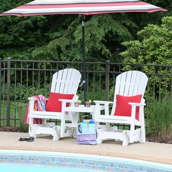Single-Color Single Glider Chair For Compact Spaces 1