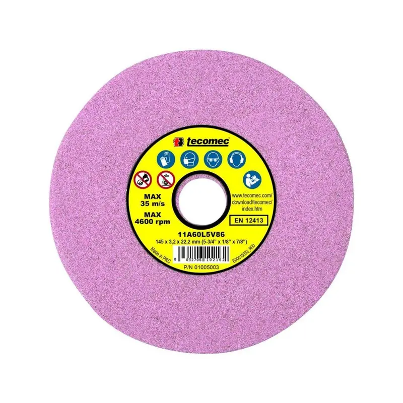 Tecomec 01005003 Precision Grinding Wheel – 1/8" Thickness 1