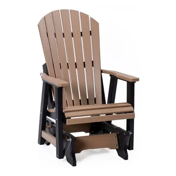 Two-Tone Single Glider Chair With Relaxing Rocking Motion 1