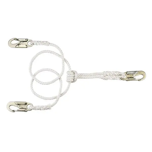 Us Rigging Supply Dual-Function Safety Lanyard – 1/2″ × 10′ (Lyt1610) 1