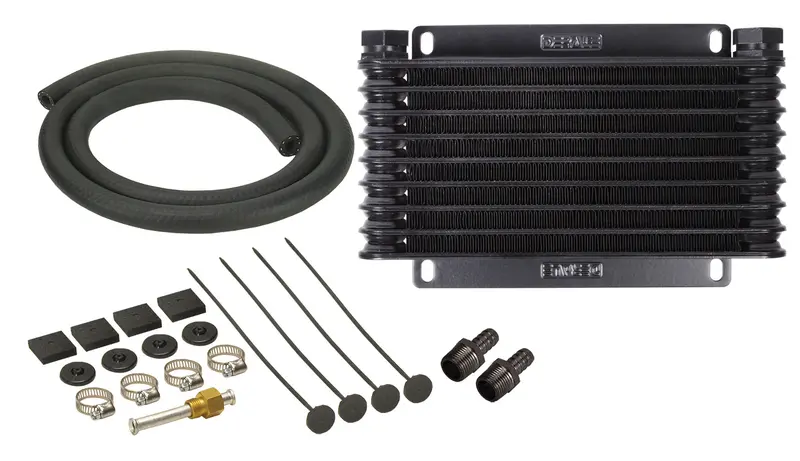 Derale 9-Row Plate-And-Fin Transmission Cooler – 1/2" Npt, 13612 Series 1