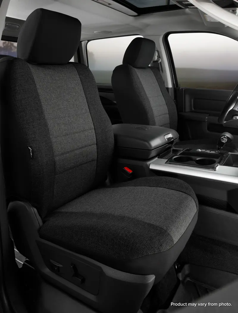 Fia Oe30 Series Charcoal Tweed Front Seat Covers – Tailored Fit 1
